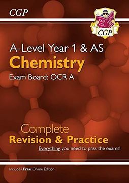 portada New A-Level Chemistry for 2018: OCR A Year 1 & AS Complete Revision & Practice with Online Edition (Paperback) 