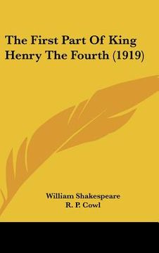 portada the first part of king henry the fourth (1919)