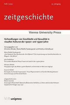 portada Verhandlungen von Geschlecht und Sexualität in Visuellen Kulturen der 1920Er- und 1930Er-Jahre (en Alemán)