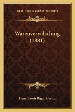 portada Warenvervalsching (1881) (in German)