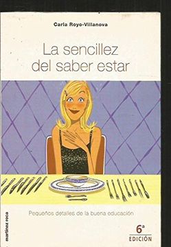 portada la sencillez del saber estar (in Spanish)