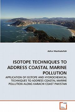portada isotope techniques to address coastal marine pollution (en Inglés)