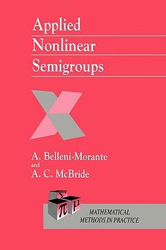 portada applied nonlinear semigroups: an introduction (en Inglés)