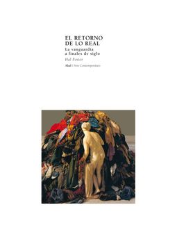 portada El Retorno de lo Real: La Vanguardia a Finales de Siglo (in Spanish)