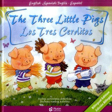 portada The Theree Little Pigs/Los Tres Cerditos (in Spanish)