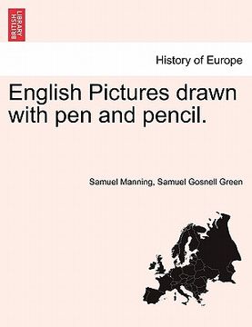 portada english pictures drawn with pen and pencil. (en Inglés)