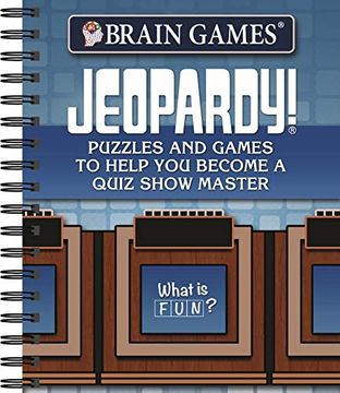 portada Brain Games Jeopardy Puzzles: Puzzles and Games to Help you Become a Quiz Show Master (in English)