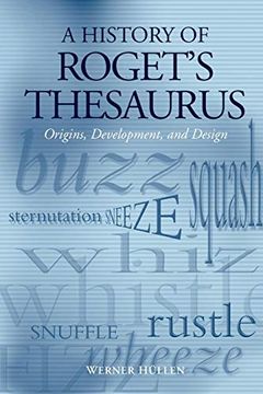 portada A History of Roget's Thesaurus: Origins, Development, and Design 