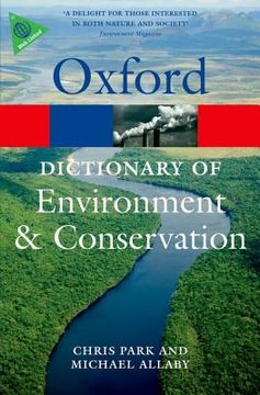portada a dictionary of environment and conservation (en Inglés)