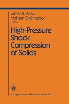 portada High-Pressure Shock Compression of Solids (en Inglés)