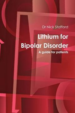 portada lithium for bipolar disorder a guide for patients (en Inglés)