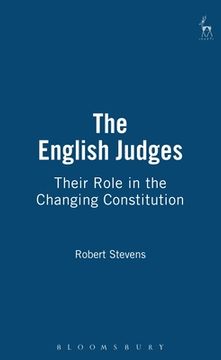 portada the english judges: their role in the changing constitution (in English)