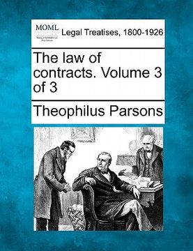 portada the law of contracts. volume 3 of 3 (en Inglés)