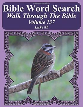 portada Bible Word Search Walk Through the Bible Volume 137: Luke #5 Extra Large Print (en Inglés)
