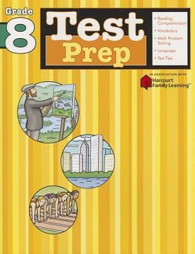 portada test prep: grade 8 (flash kids harcourt family learning)