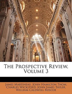 portada the prospective review, volume 3 (en Inglés)