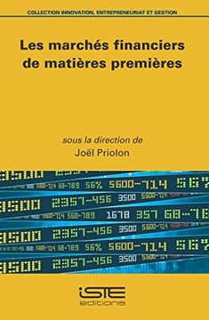 portada Marches Financiers de Matieres Premieres (in French)