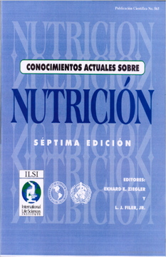 portada conocimientos actuales sobre nutricion