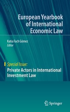 portada Private Actors in International Investment Law (en Inglés)