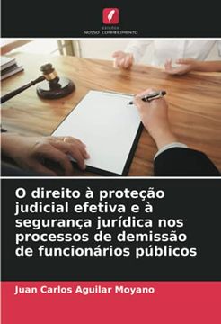 portada O Direito à Proteção Judicial Efetiva e à Segurança Jurídica nos Processos de Demissão de Funcionários Públicos (en Portugués)