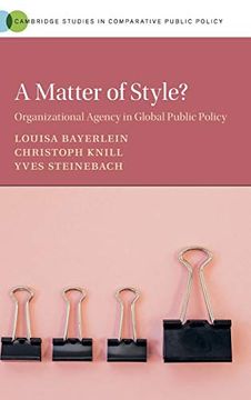 portada A Matter of Style? (Cambridge Studies in Comparative Public Policy)