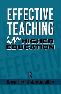 portada effective teaching in higher education (en Inglés)