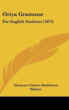 portada oriya grammar: for english students (1874) (en Inglés)