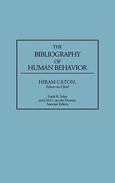 portada The Bibliography of Human Behavior (en Inglés)