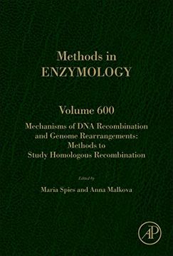 portada Mechanisms of dna Recombination and Genome Rearrangements: Methods to Study Homologous Recombination (Methods in Enzymology) (en Inglés)