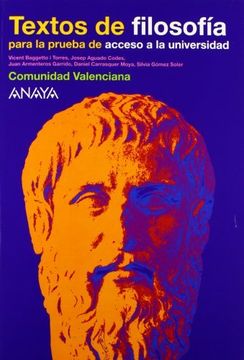 portada Textos de filosofía para la prueba de acceso a la Universidad (in Spanish)