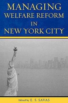 portada managing welfare reform in new york city (en Inglés)