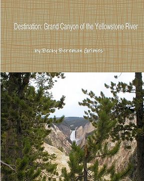 portada destination: grand canyon of the yellowstone river (en Inglés)