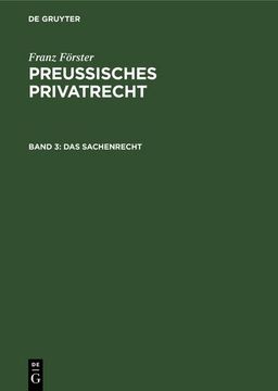 portada Das Sachenrecht (in German)