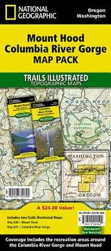 portada Mount Hood, Columbia River Gorge [Map Pack Bundle] (en Inglés)