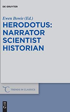 portada Herodotus: Narrator, Scientist, Historian (Trends in Classics - Supplementary Volumes) (en Inglés)