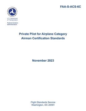 portada FAA-S-ACS-6C Private Pilot for Airplane Category Airman Certification Standards (en Inglés)