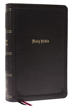 portada Kjv, Personal Size Large Print Single-Column Reference Bible, Leathersoft, Black, red Letter, Thumb Indexed, Comfort Print: Holy Bible, King James Version (en Inglés)
