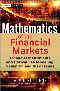 portada Mathematics of the Financial Markets: Financial Instruments and Derivatives Modelling, Valuation and Risk Issues (Wiley Finance Series) (en Inglés)