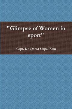 portada "Glimpse of Women in sport" (en Inglés)