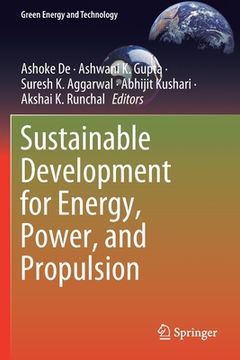 portada Sustainable Development for Energy, Power, and Propulsion (en Inglés)