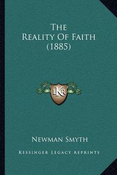 portada the reality of faith (1885)