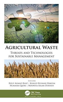 portada Agricultural Waste: Threats and Technologies for Sustainable Management (en Inglés)