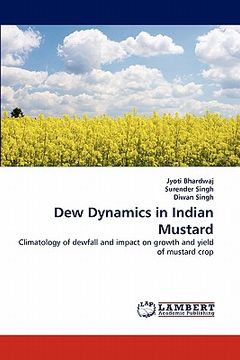portada dew dynamics in indian mustard (en Inglés)
