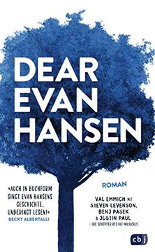 portada Dear Evan Hansen: Der new York Times Bestseller-Roman zum Preisgekrönten Musical (en Alemán)