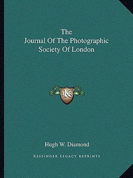 portada the journal of the photographic society of london (en Inglés)