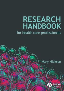 portada Research Handbook for Health Care Professionals (in English)