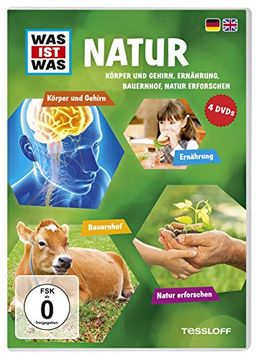 portada Was ist was dvd Natur. Körper und Gehirn, Ernährung, Bauernhof, Natur Erforschen