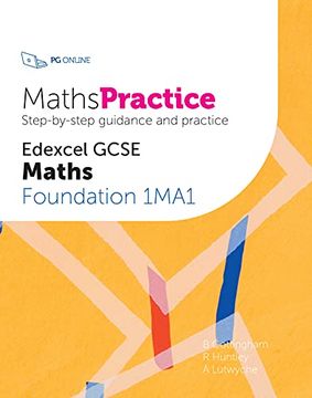 portada Maths Practice Edexcel Gcse Maths Foundation 1Ma1 - Course Textbook by pg Online ks4 Math Exam Exam Pass Complete Guide Examination Board: 2021 (in English)