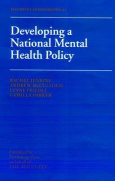 portada Developing a National Mental Health Policy (in English)