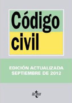 portada 1.codigo civil.(31ªed.sept.2012) (in Spanish)